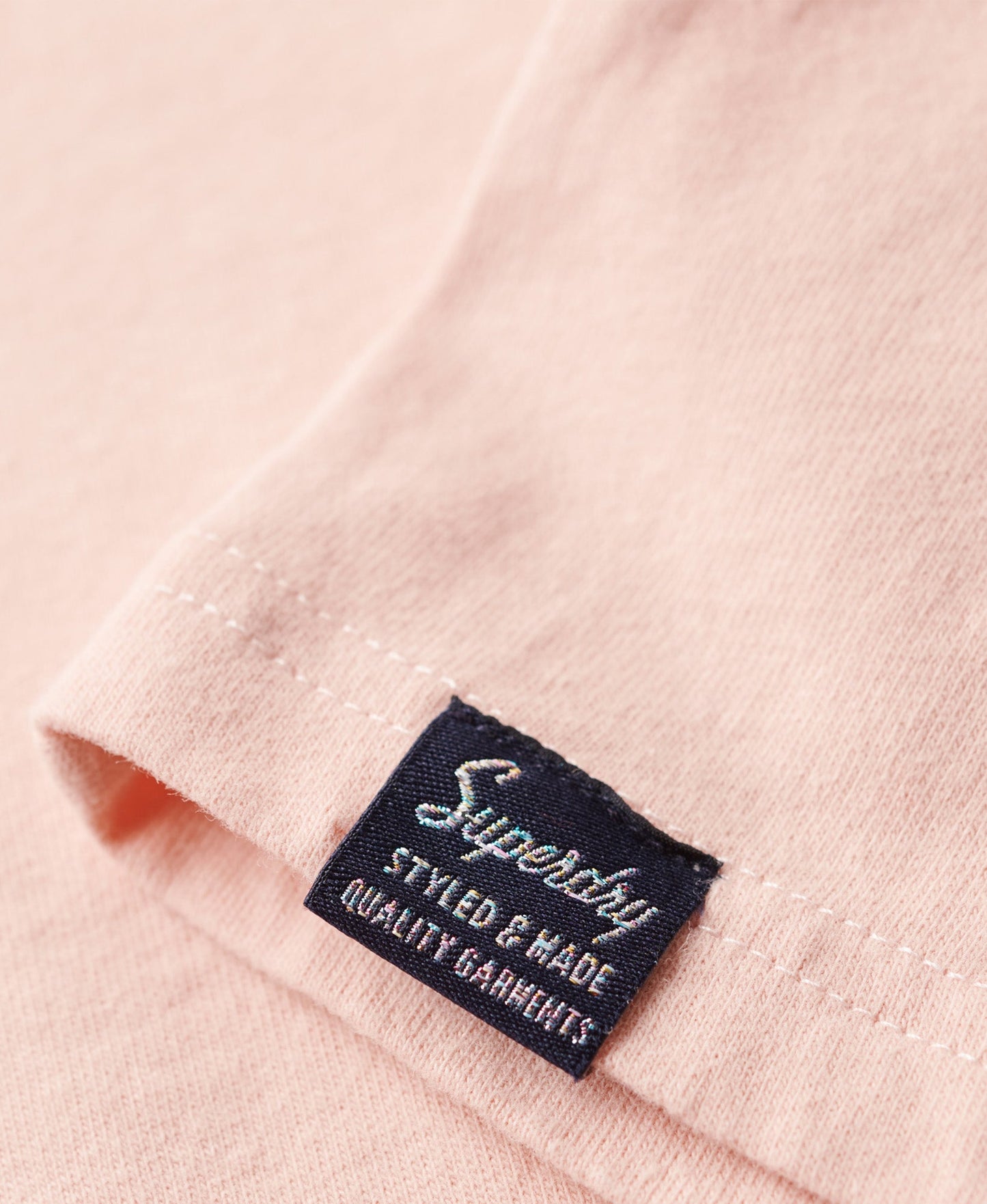 Embossed Vintage Logo Relaxed Tee | Peach Whip Pink