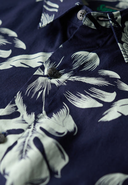 Hawaiian Print Shirt | Chrissy Indigo