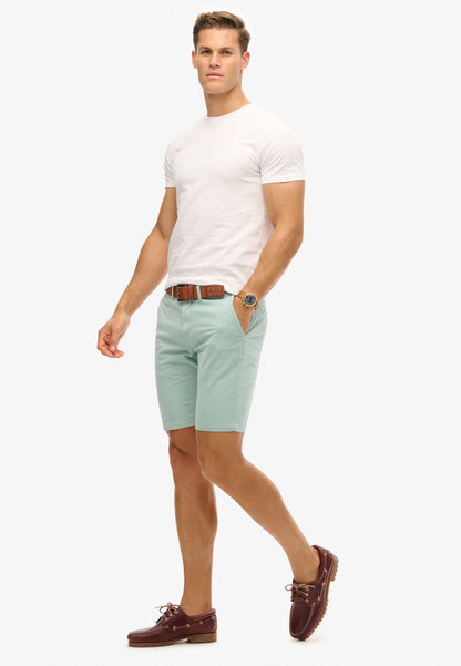 Vintage Slim Fit Chino Short | Fresh Mint Green