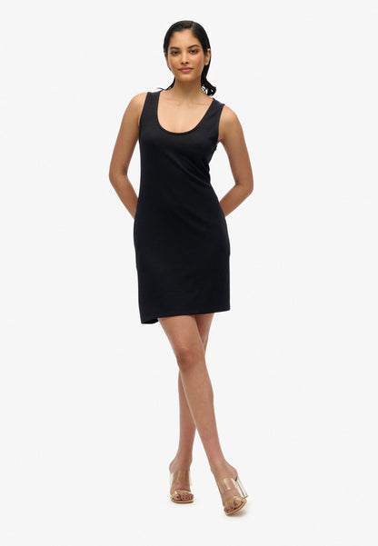 Vest Mini Dress | Black