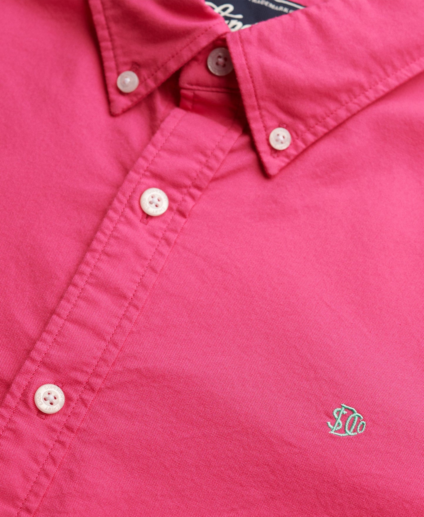 Classic Oxford Long Sleeve Shirt | Magenta Pink