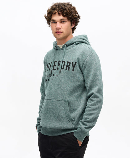 Surplus Graphic Hoodie | Mid Pine Green Grit