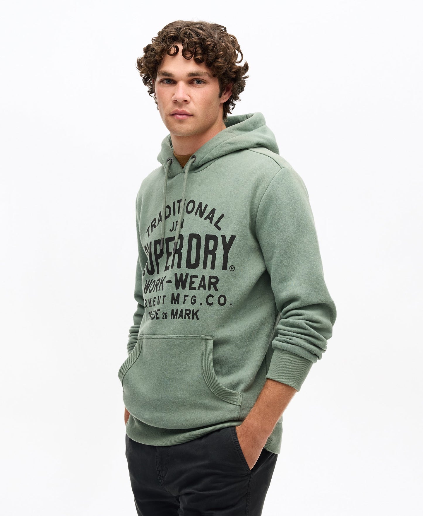 Workwear Hoodie | Sea Spray Green