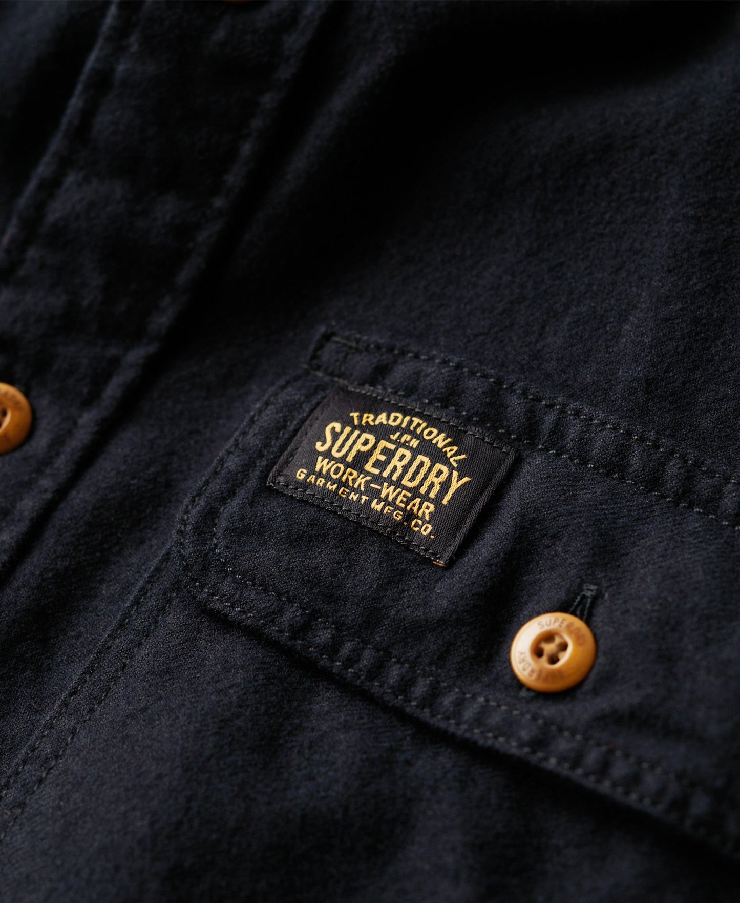 Flannel Workwear Shirt | Jet Black