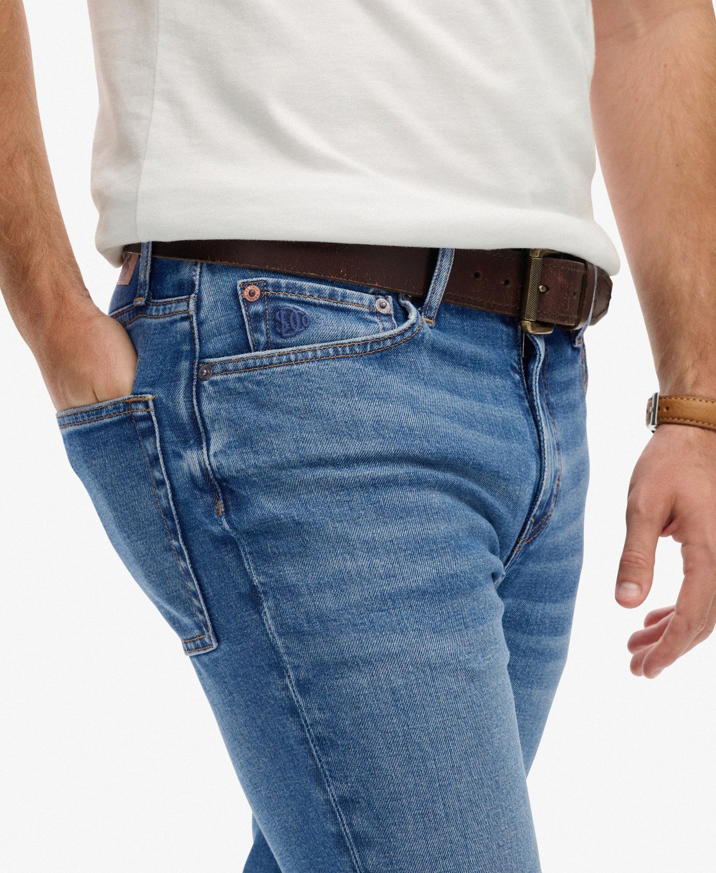 Vintage Skinny Jeans | Elkhorn Mid Blue 32