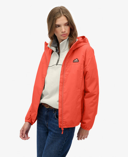 Essential Tri Windbreaker Jacket | Hot Coral