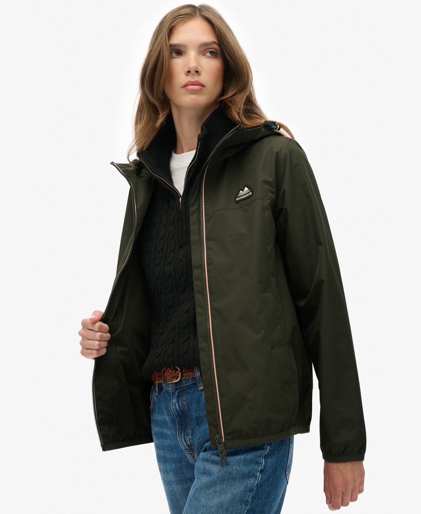 Essential Tri Windbreaker Jacket | Surplus Good Olive Green