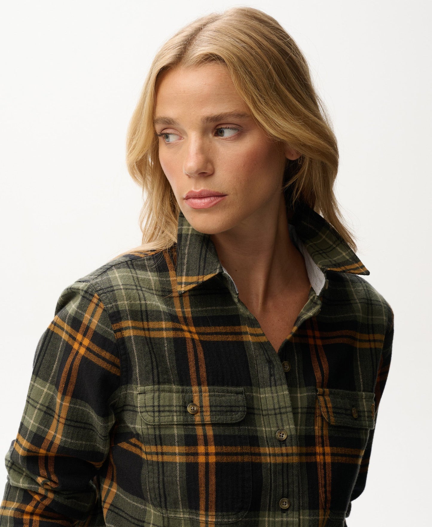 Lumberjack Check Flannel Shirt | Black/Green Check