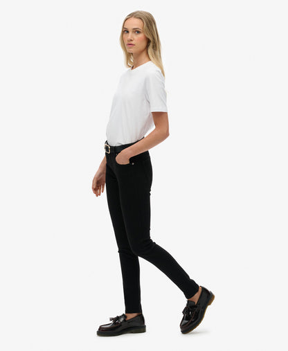 Mid Rise Skinny Jean | Black 30