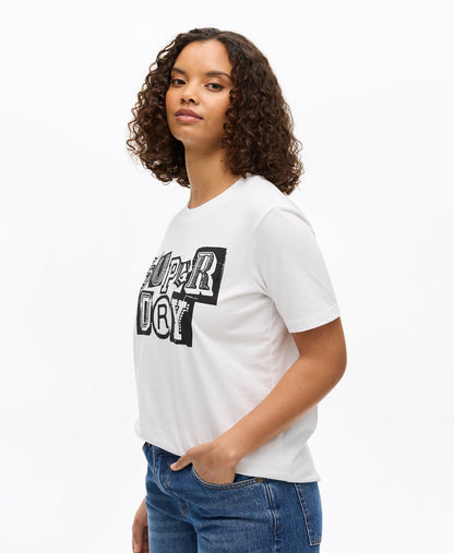 Punk Poster Relaxed Tee | Optic