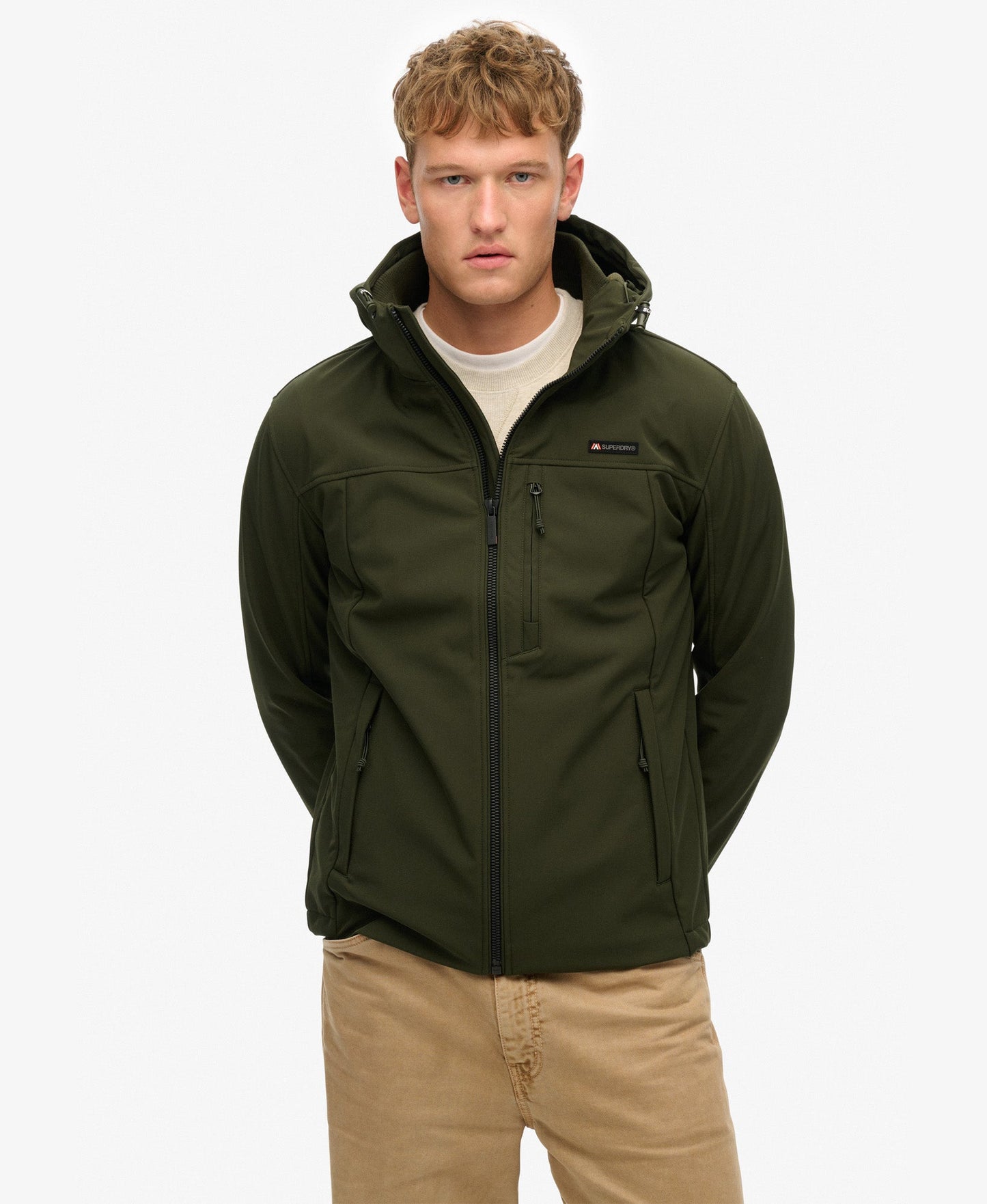 Hooded Soft Shell Trekker Jacket | Surplus Goods Olive Green