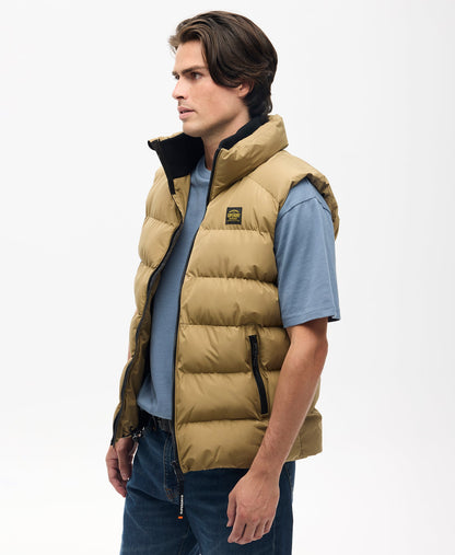 Sports Puffer Gilet | Rock Stone
