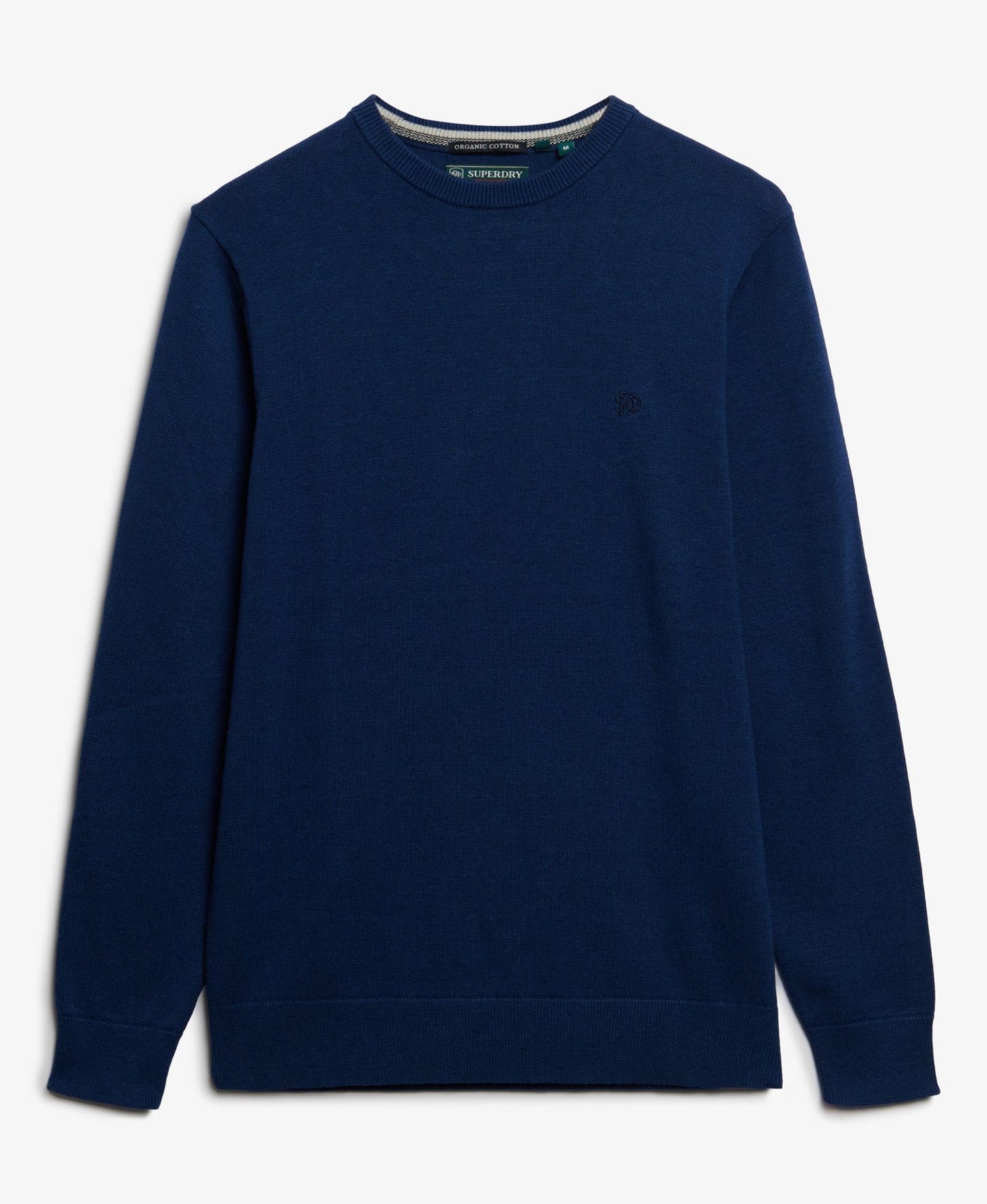 Essentials Cotton Jumper | Pilot Mid Blue Marle