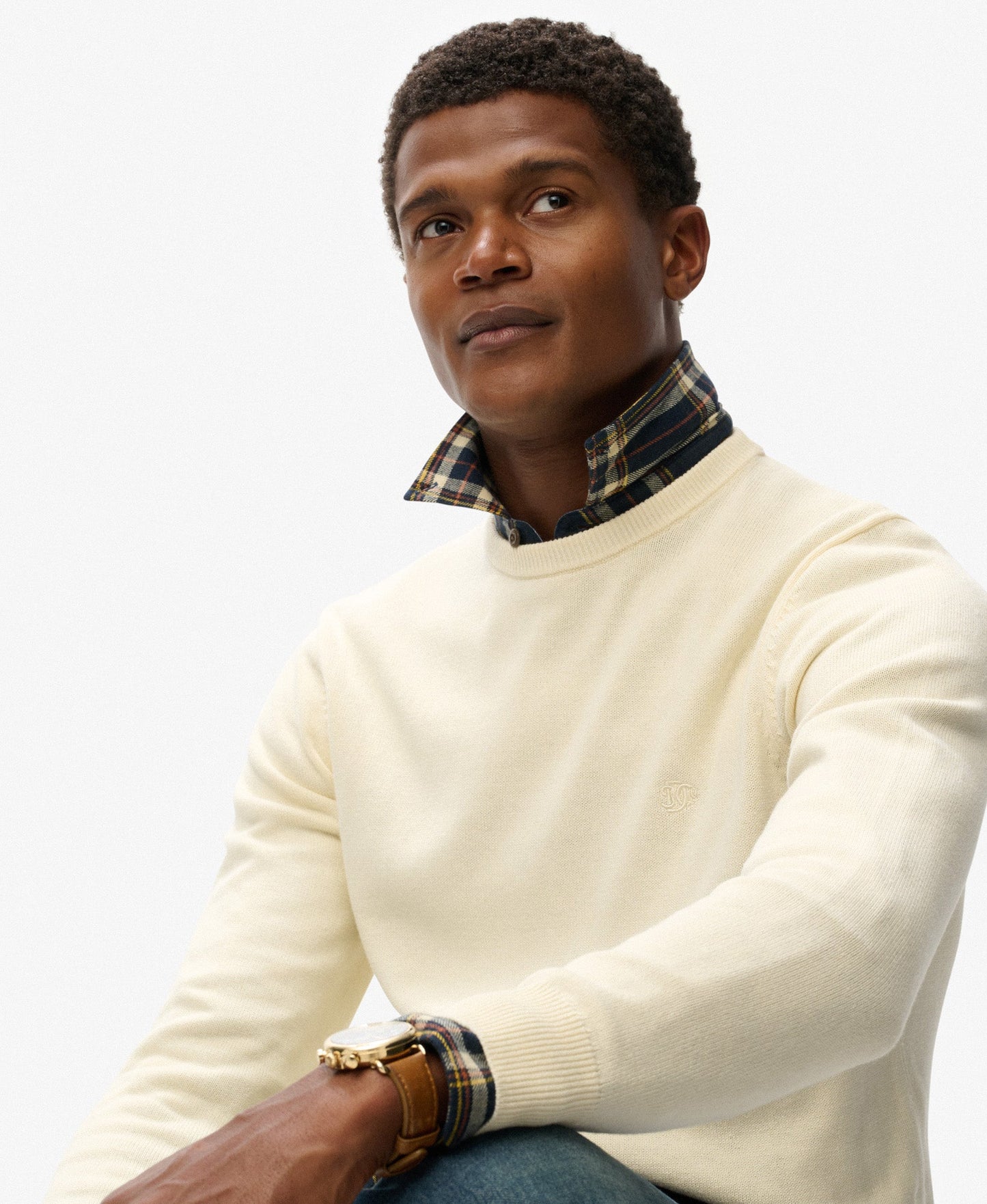 Essentials Cotton Jumper | Classic Cream