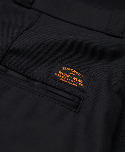 Straight Chino Trousers | Black 32