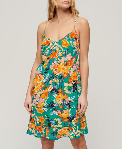 Mini Cami Beach Dress | Bali Blue Anemone