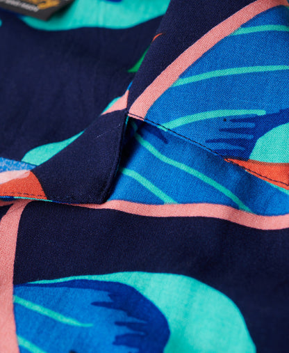 Beach Resort Shirt | Navy Paradise