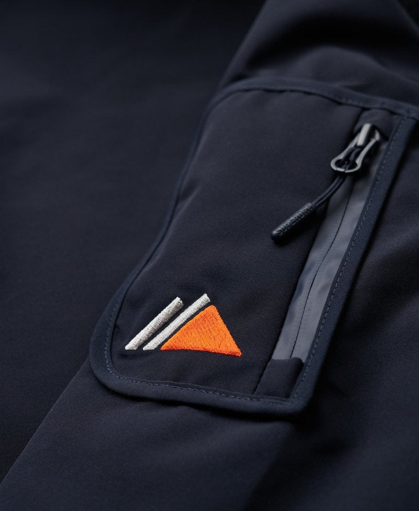 Ultimate Embroidered Windbreaker Slim Fit Jacket | Eclipse Navy