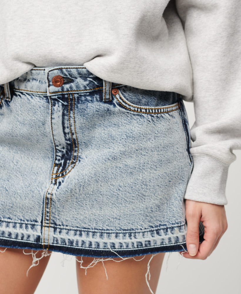 Denim Mini Skirt | Spring Vintage Custom