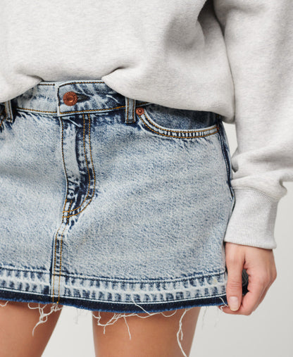 Denim Mini Skirt | Spring Vintage Custom