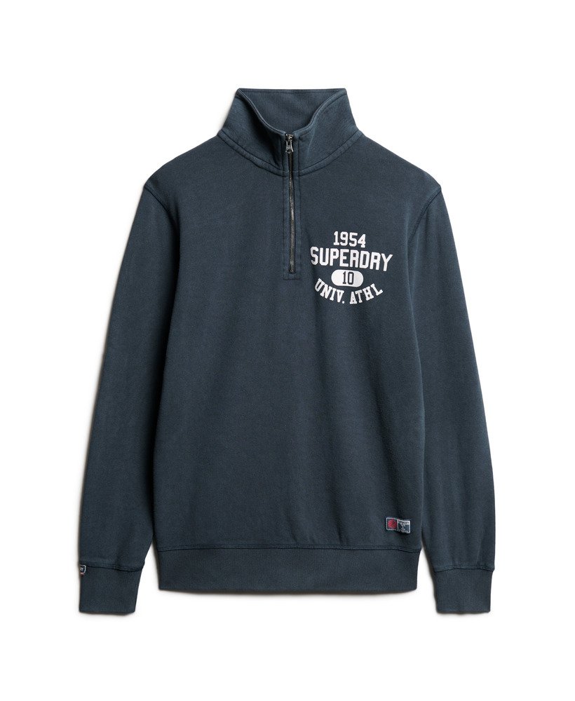 Track &amp; Field Graphic Half Zip | Eclipse Navy