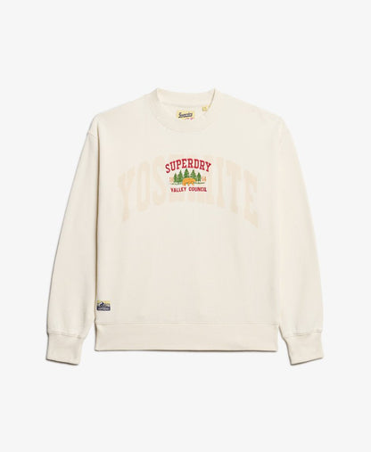 Travel Souvenir Loose Crew | Cream