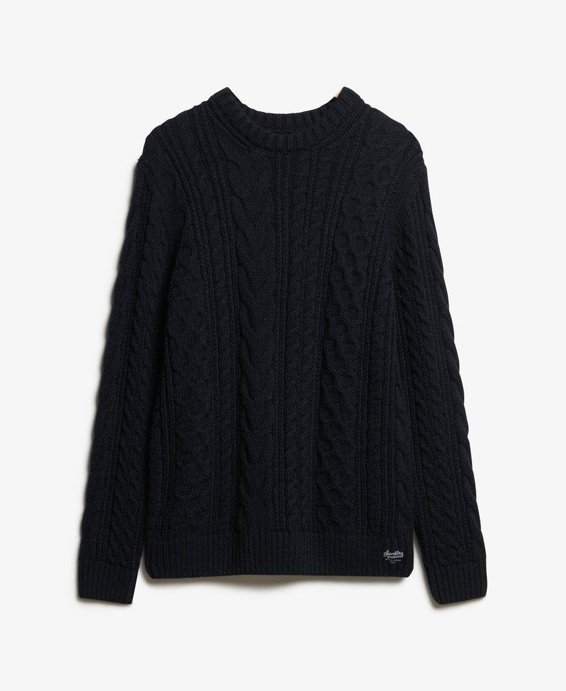 Jacob Cable Jumper | Eclipse Navy