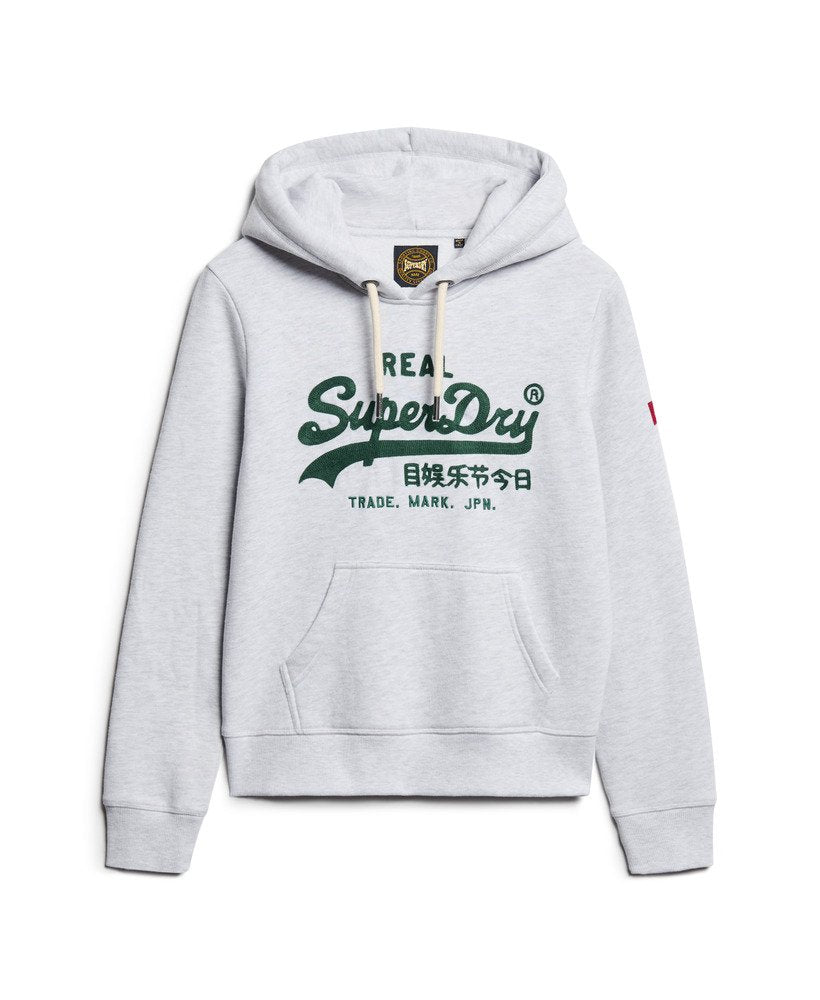 Embroidered Vintage Logo Graphic Hoodie | Ice Marle