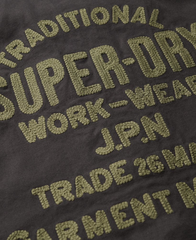 Embroidered Chore Jacket | Blackboard