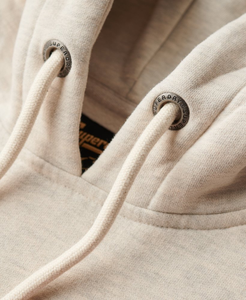 Outdoor Graphic Stripe Hoodie | Oatmeal Grey Marle