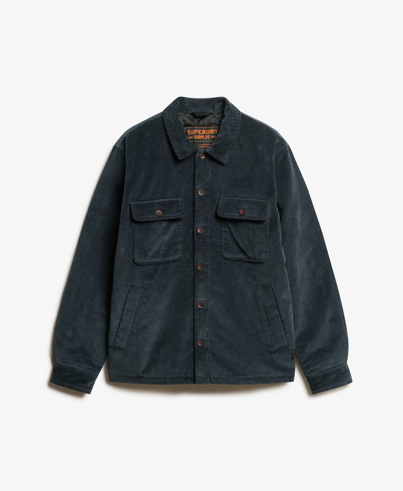Surplus Cord Quilt Overshirt | Eclipse Navy