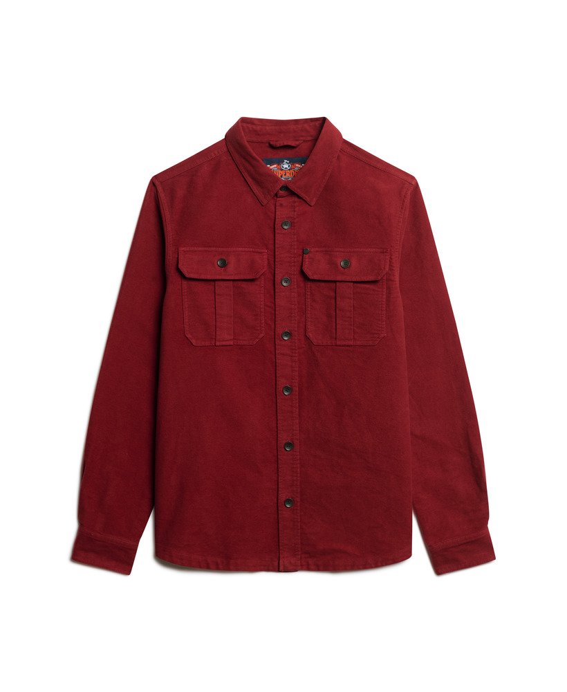 Merchant Overshirt | Wine Red