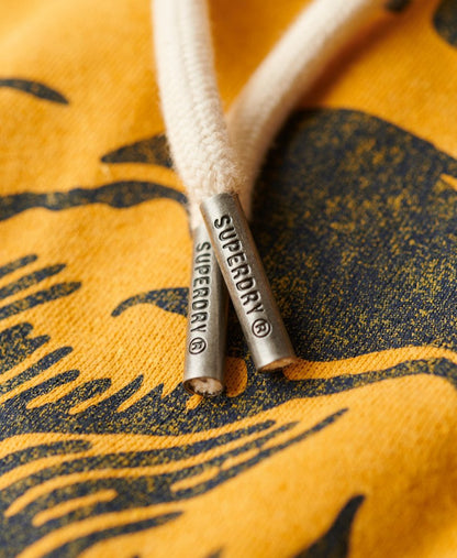 Lo-Fi Outdoor Graphic Hoodie | Mustard Yellow Marle