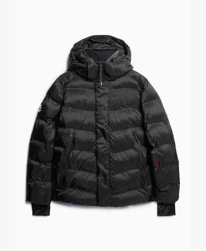 Ski Sport Puffer Jacket | Black