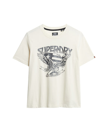 American Eagle Tee | Cream