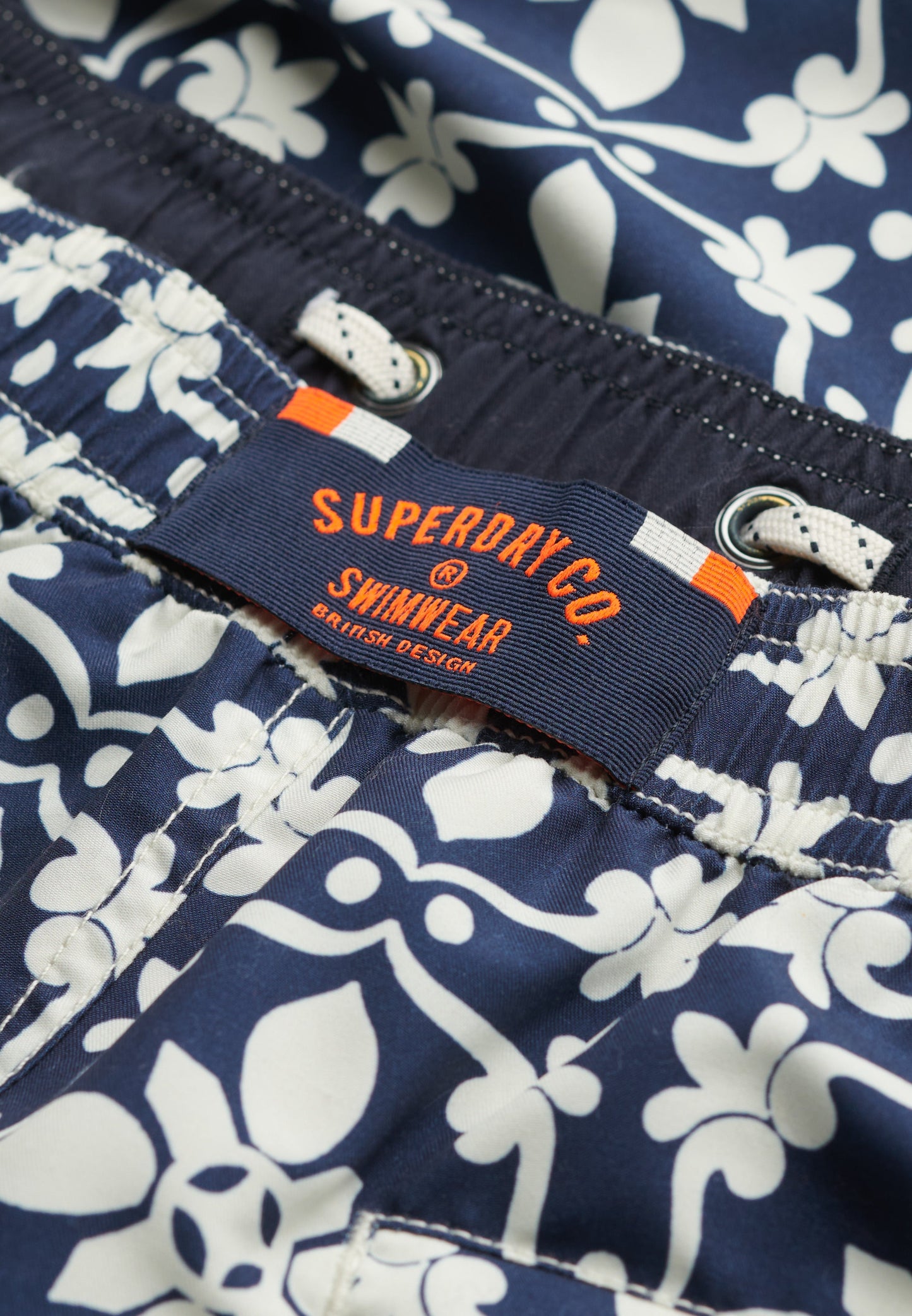 Tile Print 17'' Swim Short | Navy Tala Tile