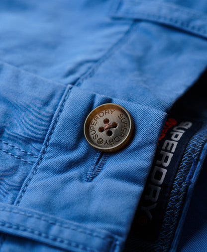 Vintage Slim Fit Chino Short | Neptune Blue