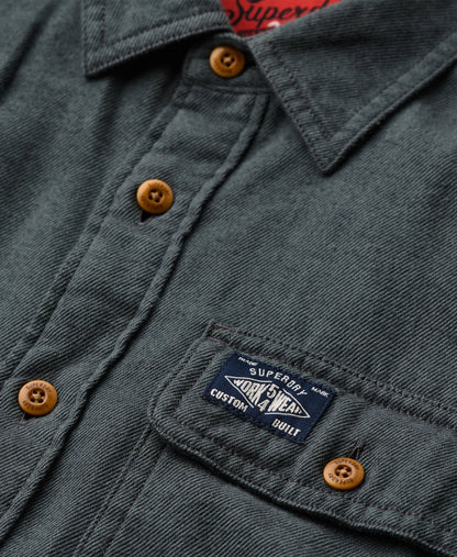 Flannel Workwear Shirt | Balsam Green