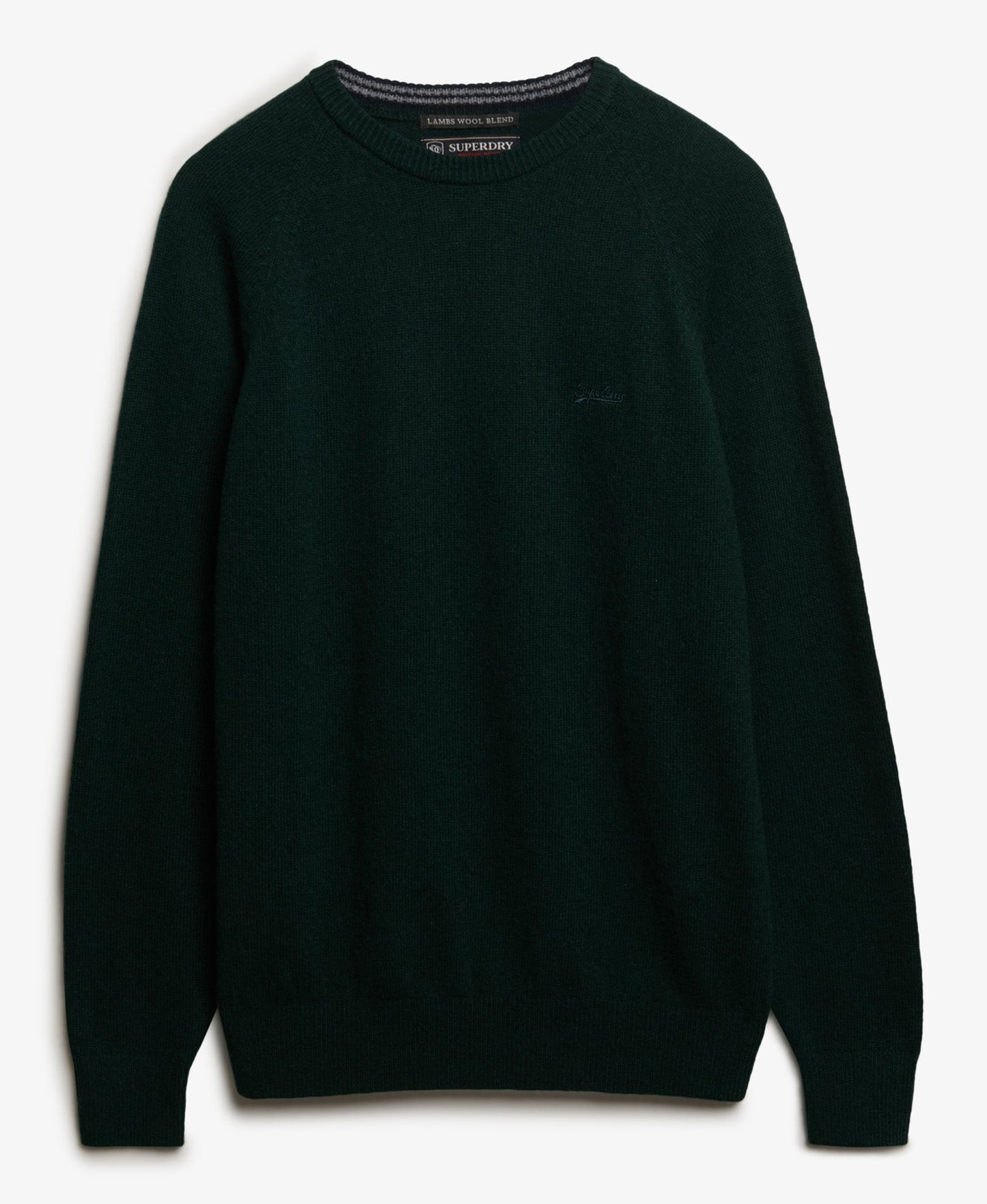 Wool Blend Jumper | Forest Green Marle