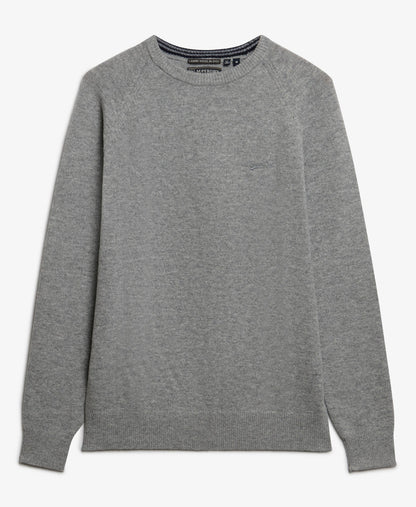Wool Blend Jumper | Light Grey Marle