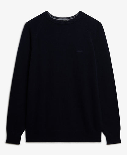Wool Blend Jumper | Charred Navy Marle