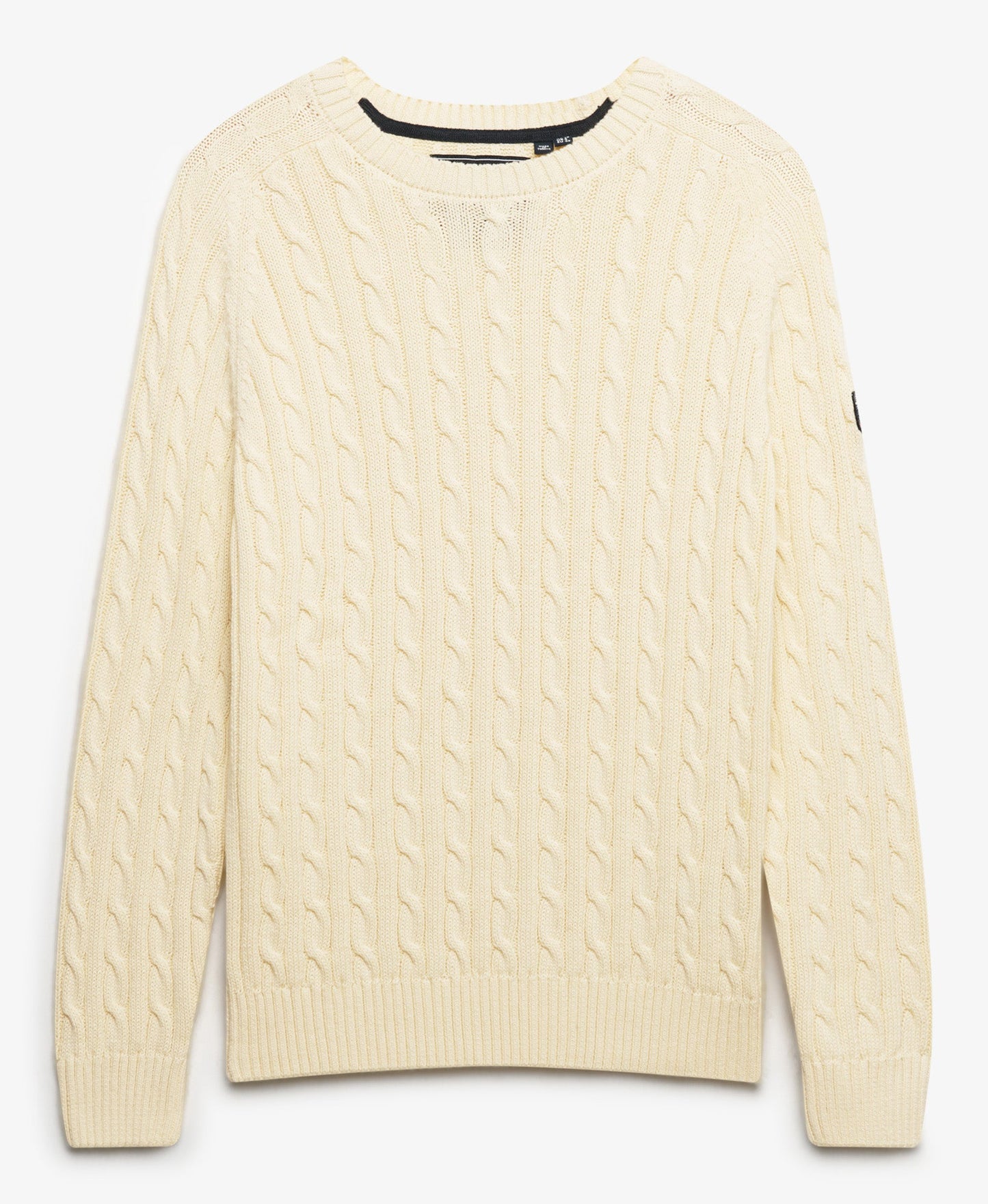 Slouchy Cable Knit | Natural White