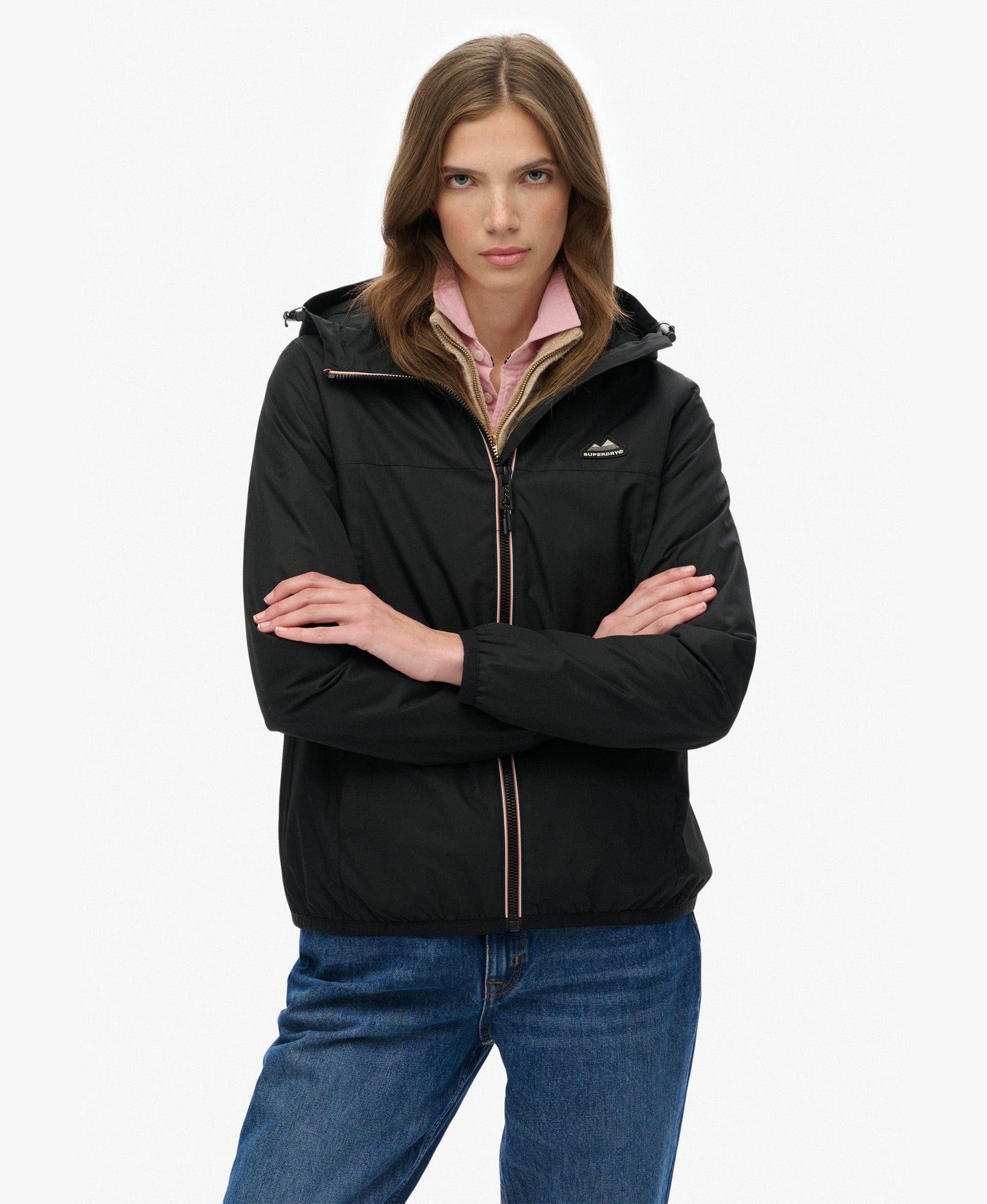 Essential Tri Windbreaker Jacket | Black