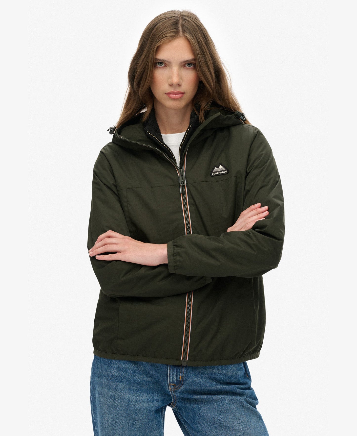 Essential Tri Windbreaker Jacket | Surplus Good Olive Green