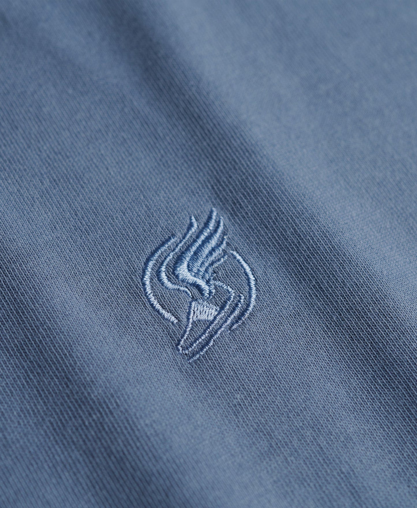 Blank Oversized Tee | Flint Stone Blue Grey