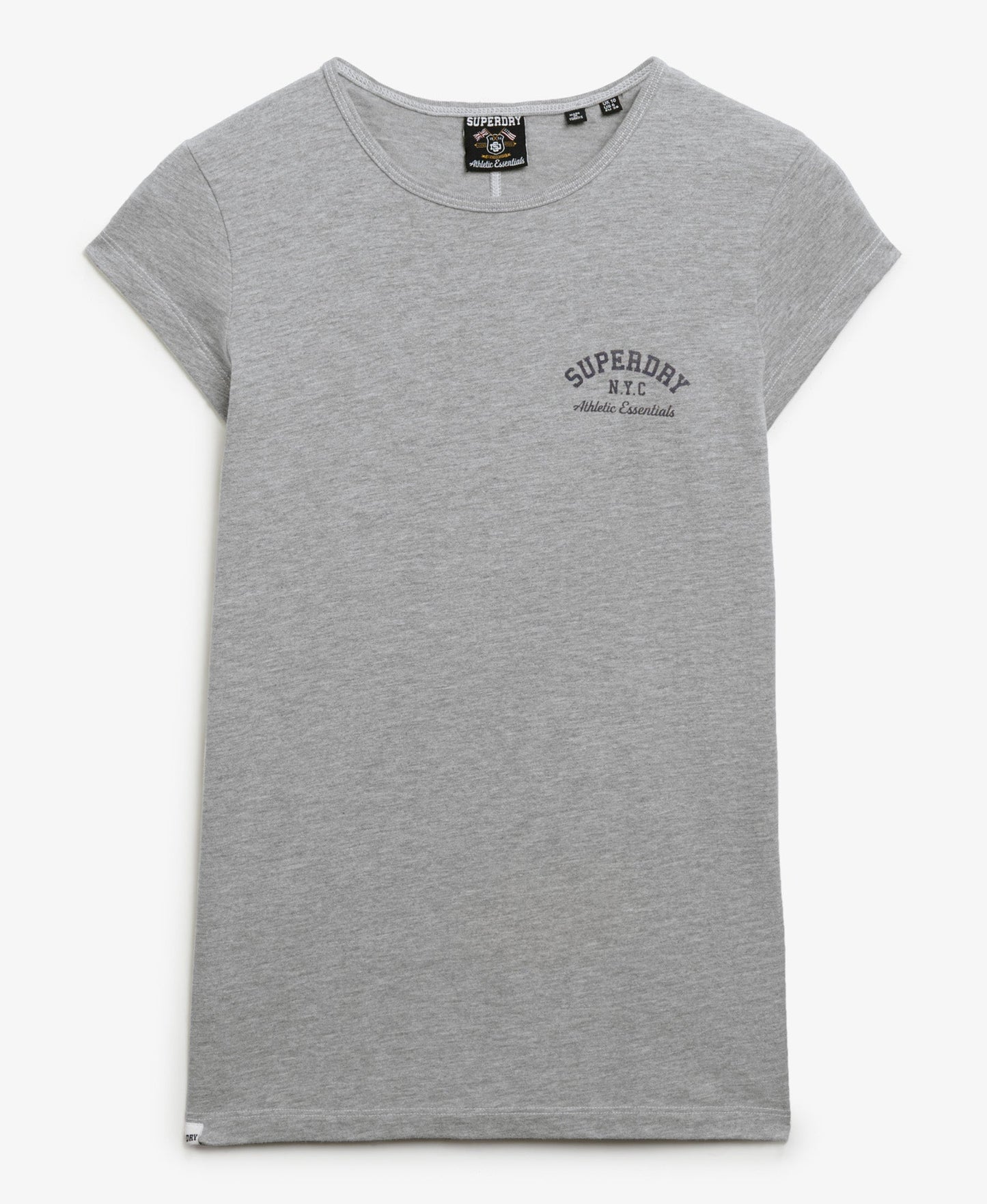 Athletic Essential Slub Slim Fit Tee | Grey Marle