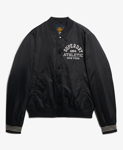 Athletic Varsity Bomber | Black