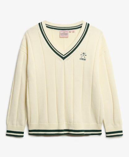 Cricket Club Jumper | Off White
