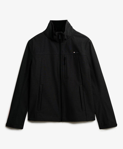 Hooded Soft Shell Trekker Jacket | Black