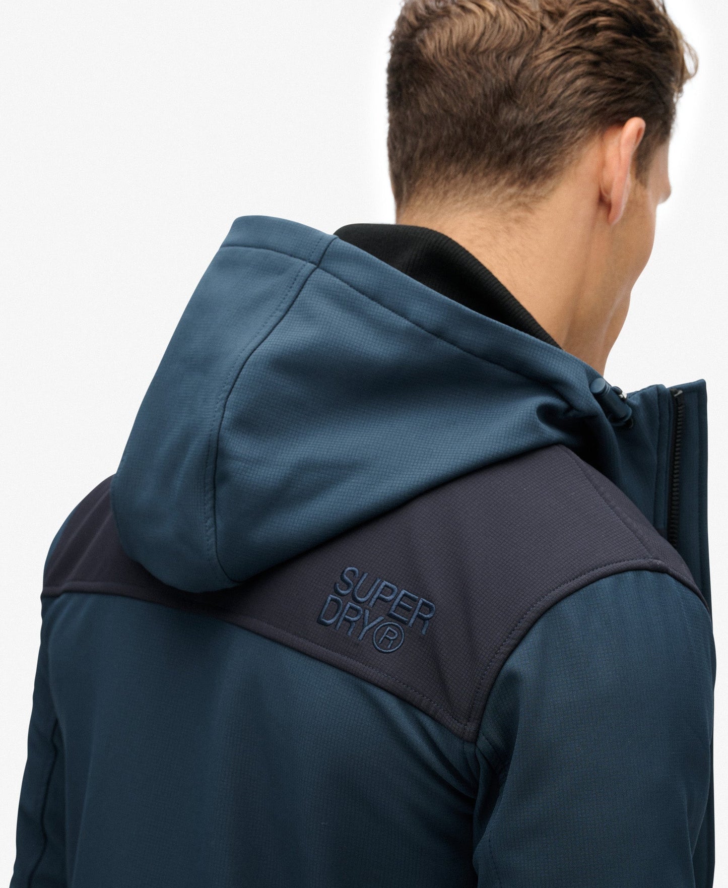 Hooded Softshell Tech Trekker | Flex Navy